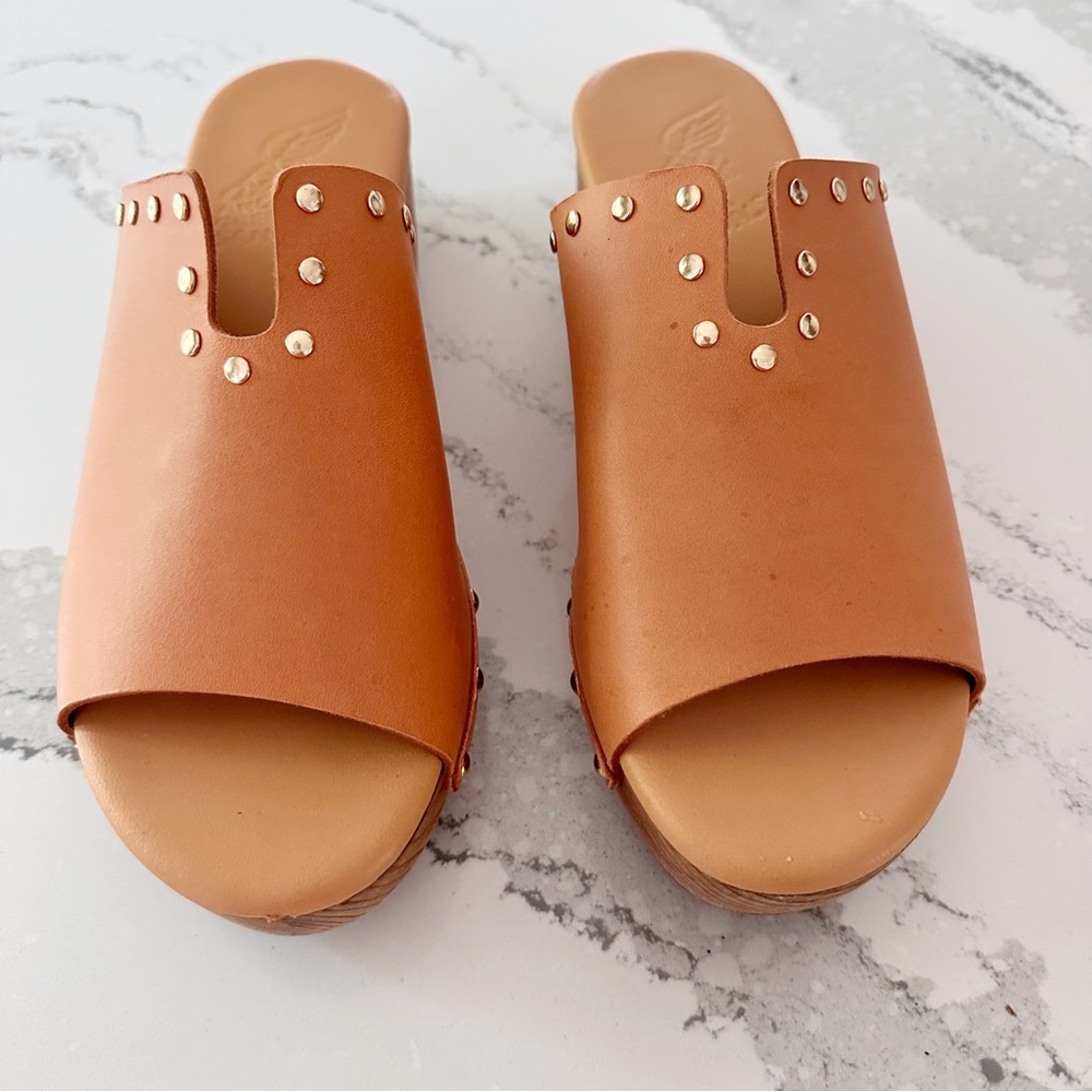 Ancient Greek Sandals ‘ Sagini’ Clogs - Picture 3 of 11